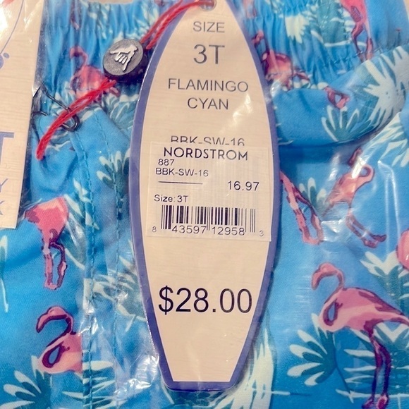 BEACH Bros Flamingo Swim Trunks - Picture 4 of 4